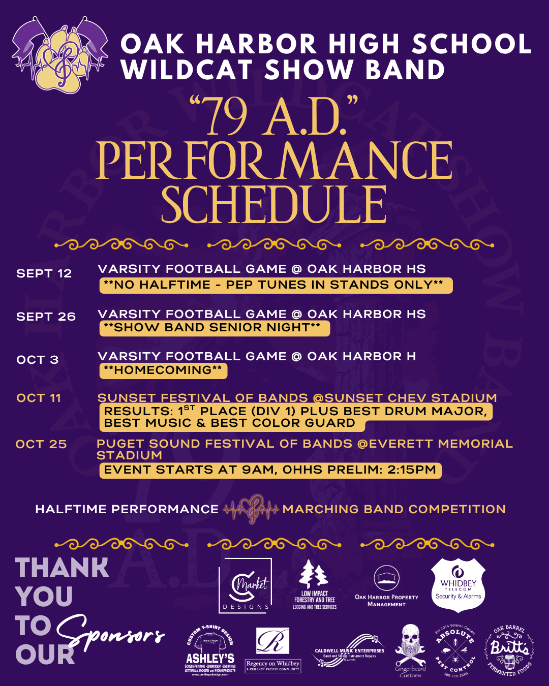 Oak Harbor Wildcat Show Band